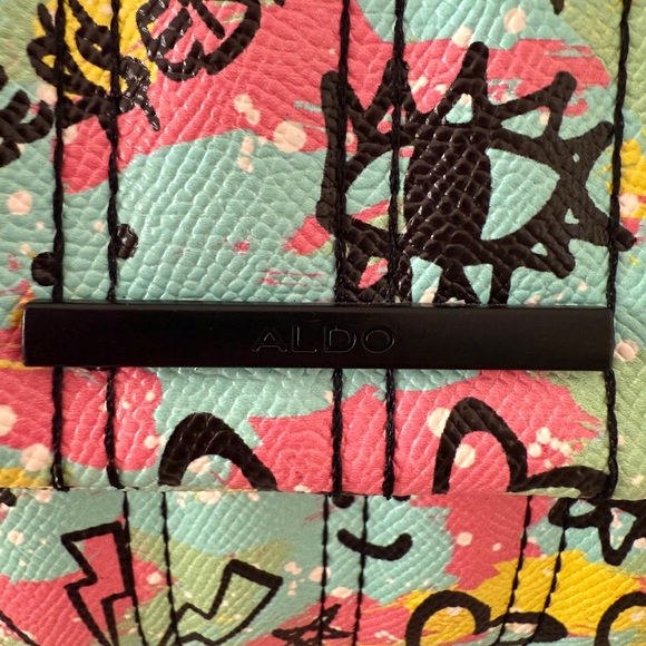 Aldo Margaux Scribble Graffiti Chain Bag - Picture 4 of 8